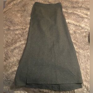 Vintage Grey Maxi Skirt
